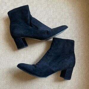 Marc Fisher Black Booties, 7.5